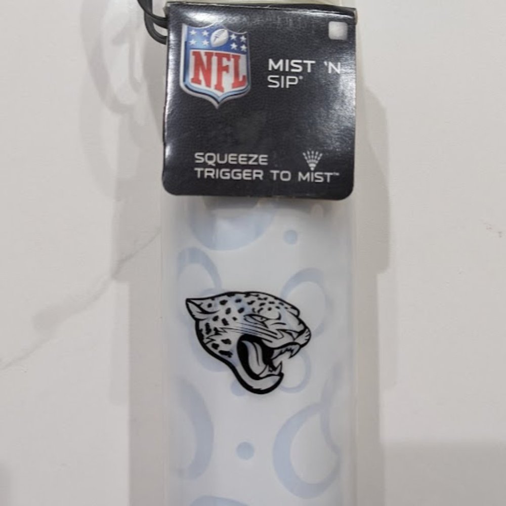 NFL Jacksonville Jaguars Mist N Sip Bottle O2COOL 20 oz Licensed Wide New Unused